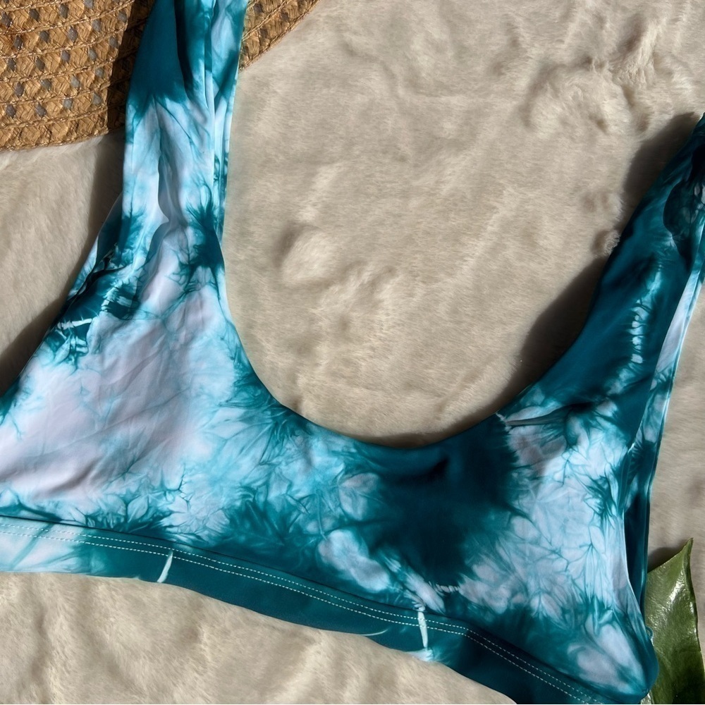 Dippin' Daisy's Tie Dye Festival Scoop Neck Bikini Top - Picture 8 of 8